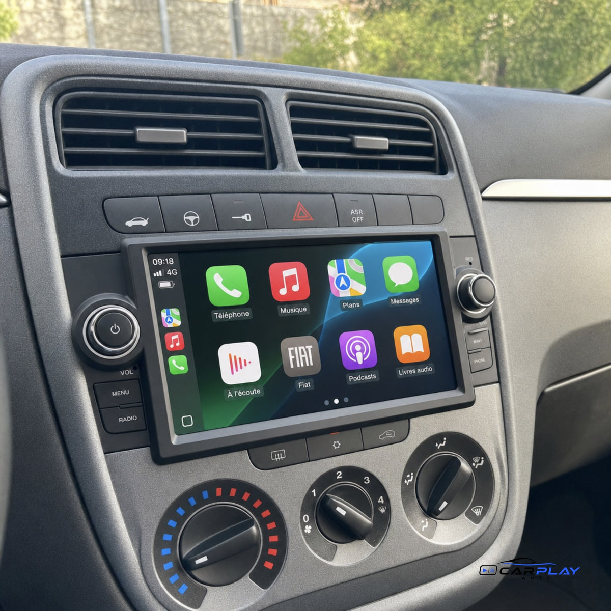Écran CarPlay compatible avec Fiat Punto / Grande Punto [2005-2012]