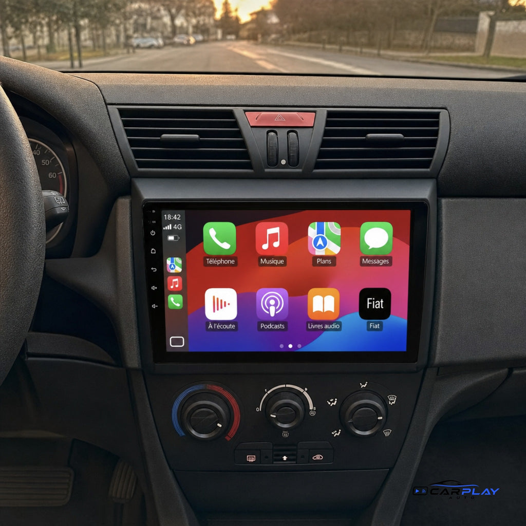 Écran CarPlay compatible avec Fiat Stilo [2001-2010]