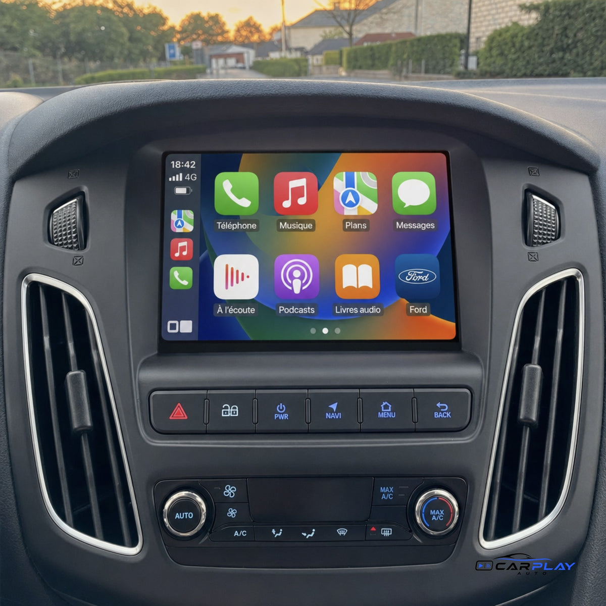Écran CarPlay compatible avec Ford Focus [2011-2019]