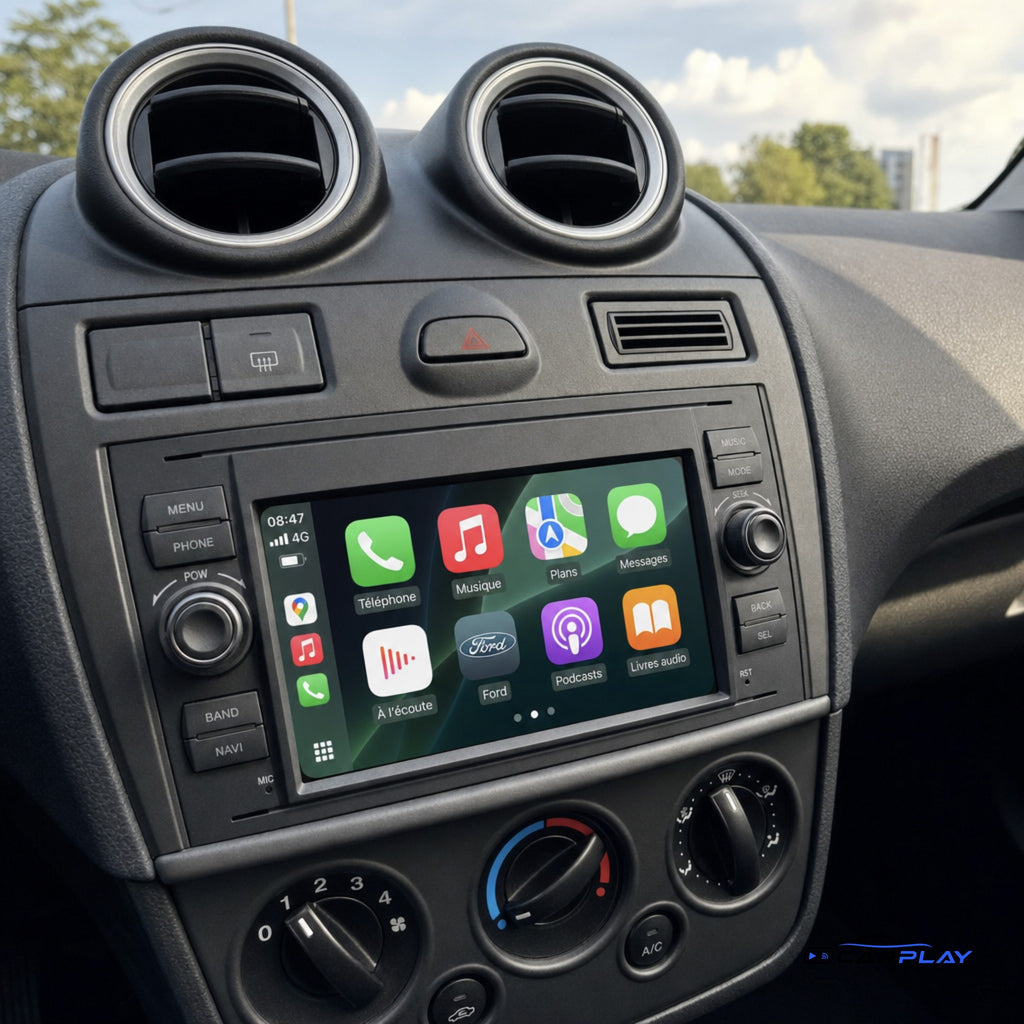 Écran CarPlay compatible avec Ford Kuga [2008-2012] - Noir