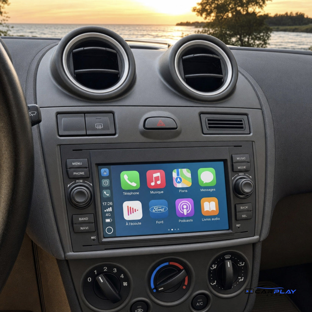 Écran CarPlay compatible avec Ford Kuga [2008-2012] - Noir