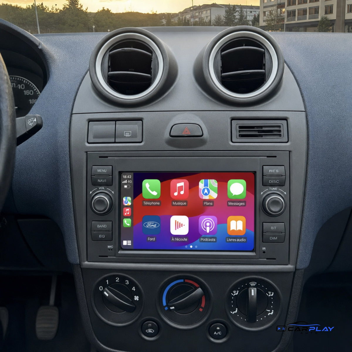 Écran CarPlay compatible avec Ford Mondeo [2004-2009] - Style d'origine
