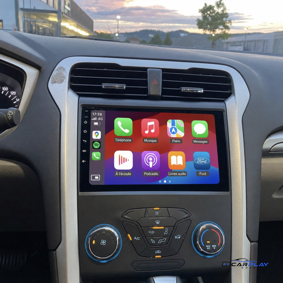 Écran CarPlay compatible avec Ford Mondeo [2012-2018]