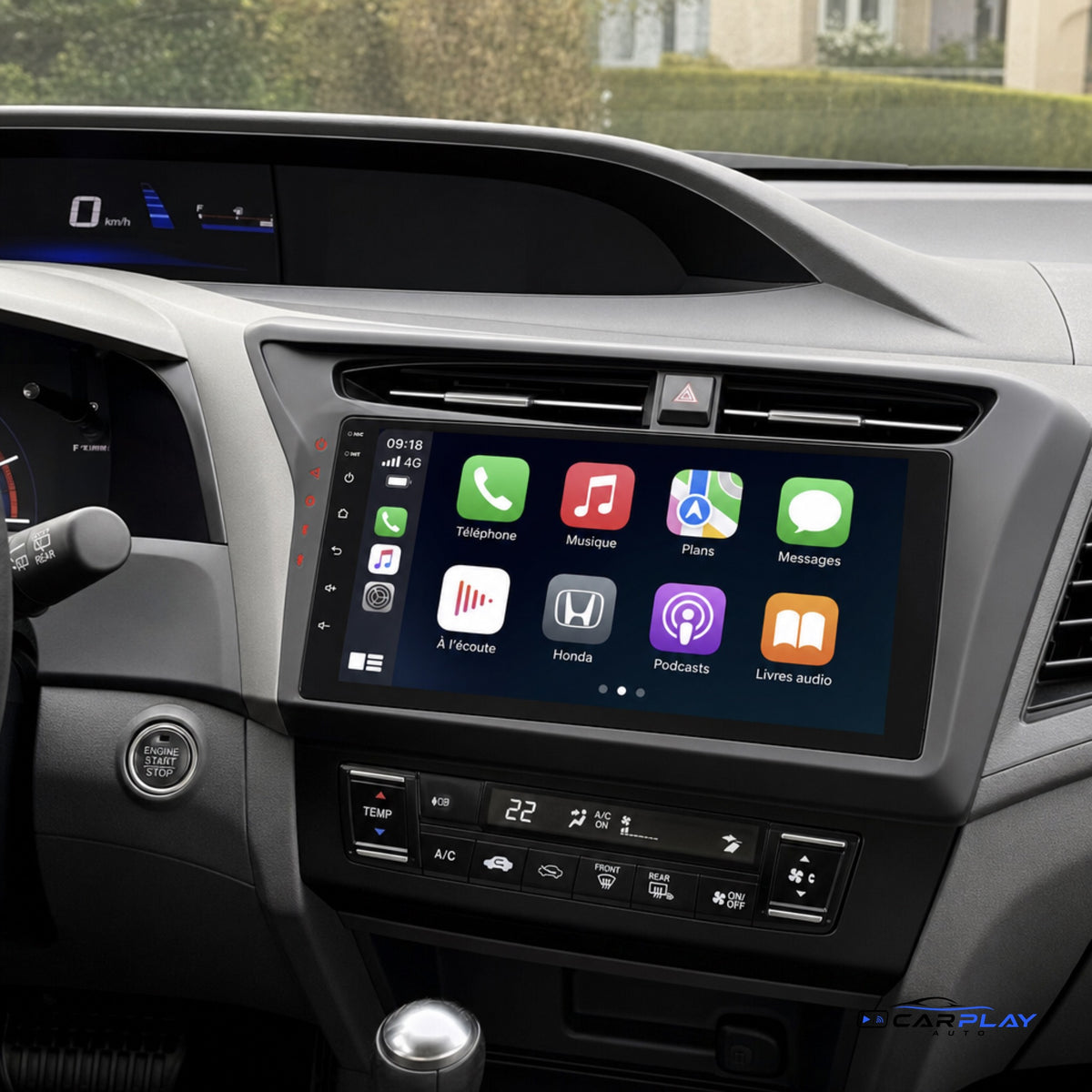 Écran CarPlay compatible avec Honda Civic [2012-2017] GPS d'origine - Type B