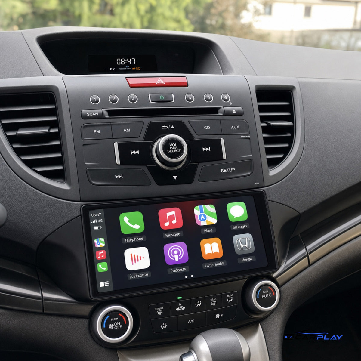 Écran CarPlay compatible avec Honda CR-V [2012-2016] - Type A