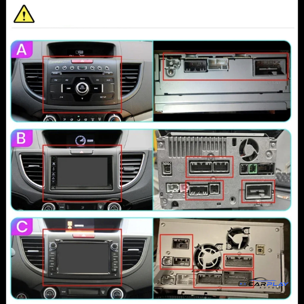 Écran CarPlay compatible avec Honda CR-V [2012-2016] - Type A