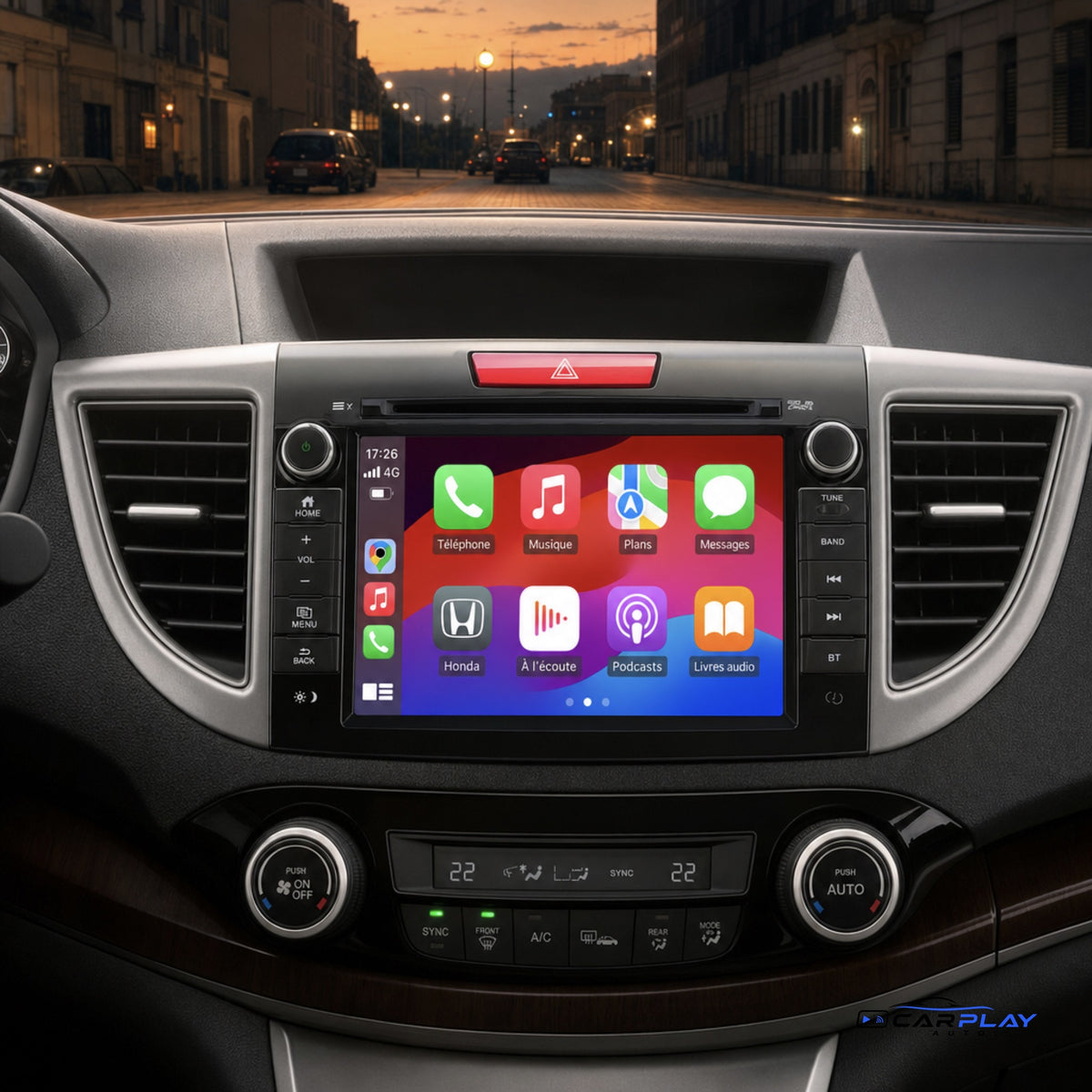 Écran CarPlay compatible avec Honda CR-V [2012-2016] - Type C