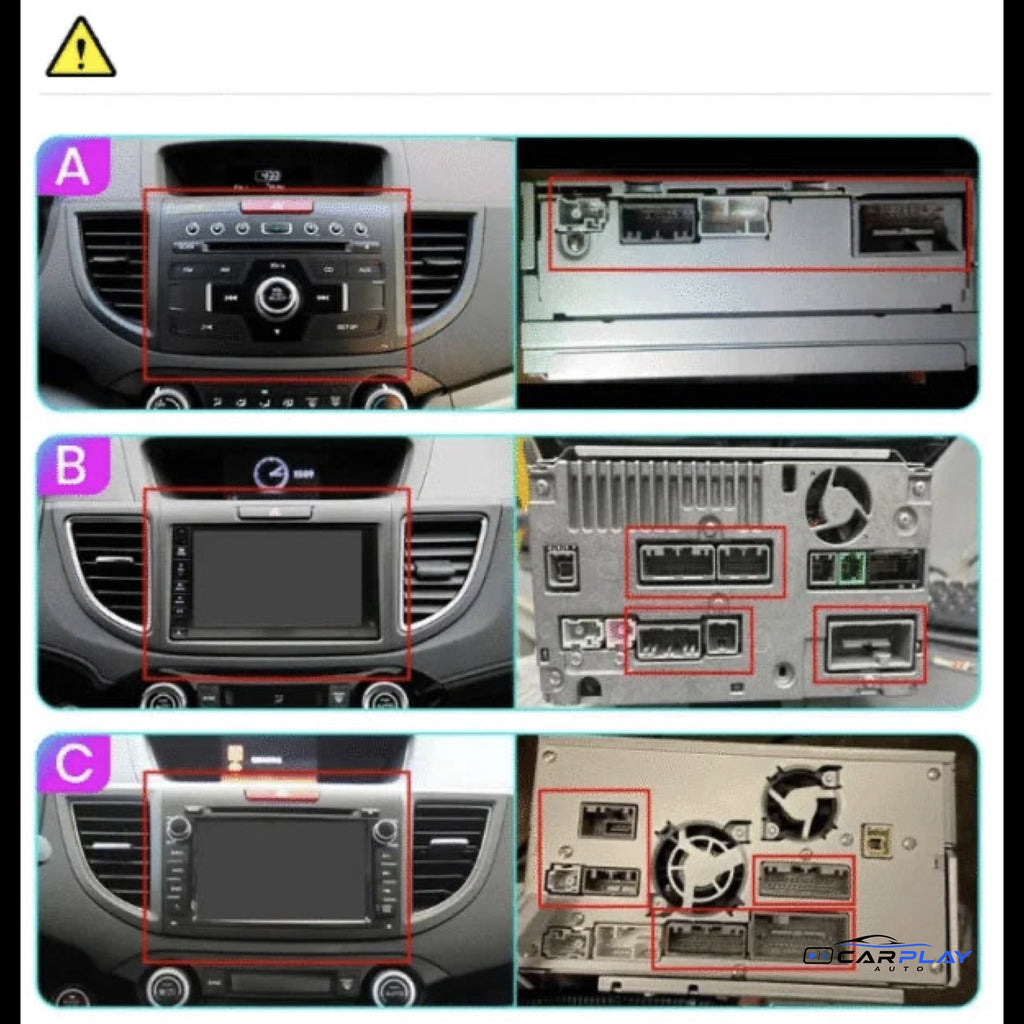 Écran CarPlay compatible avec Honda CR-V [2012-2016] - Type C