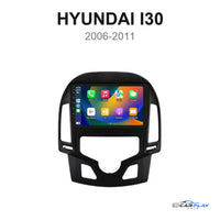Écran CarPlay compatible avec Hyundai i30 [2006-2011] - Clim. automatique