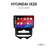 Écran CarPlay compatible avec Hyundai iX20 [2010-2023] - Climatisation manuelle
