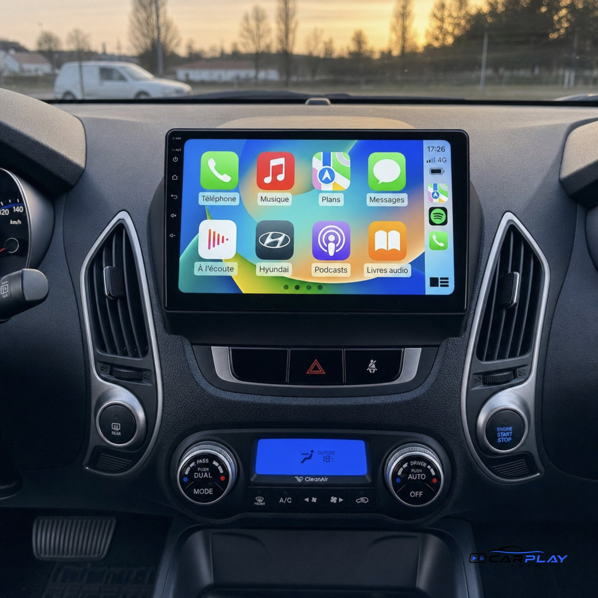 Écran CarPlay compatible avec Hyundai IX35 | TUCSON [2009-2015] - Type A
