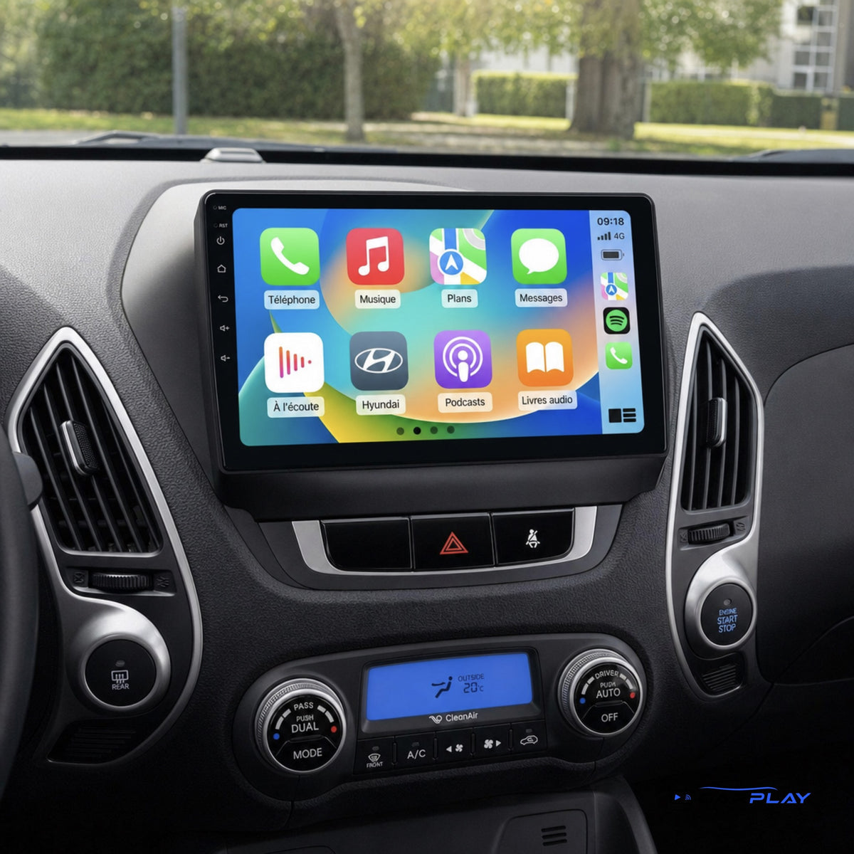 Écran CarPlay compatible avec Hyundai IX35 | TUCSON [2009-2015] - Type B