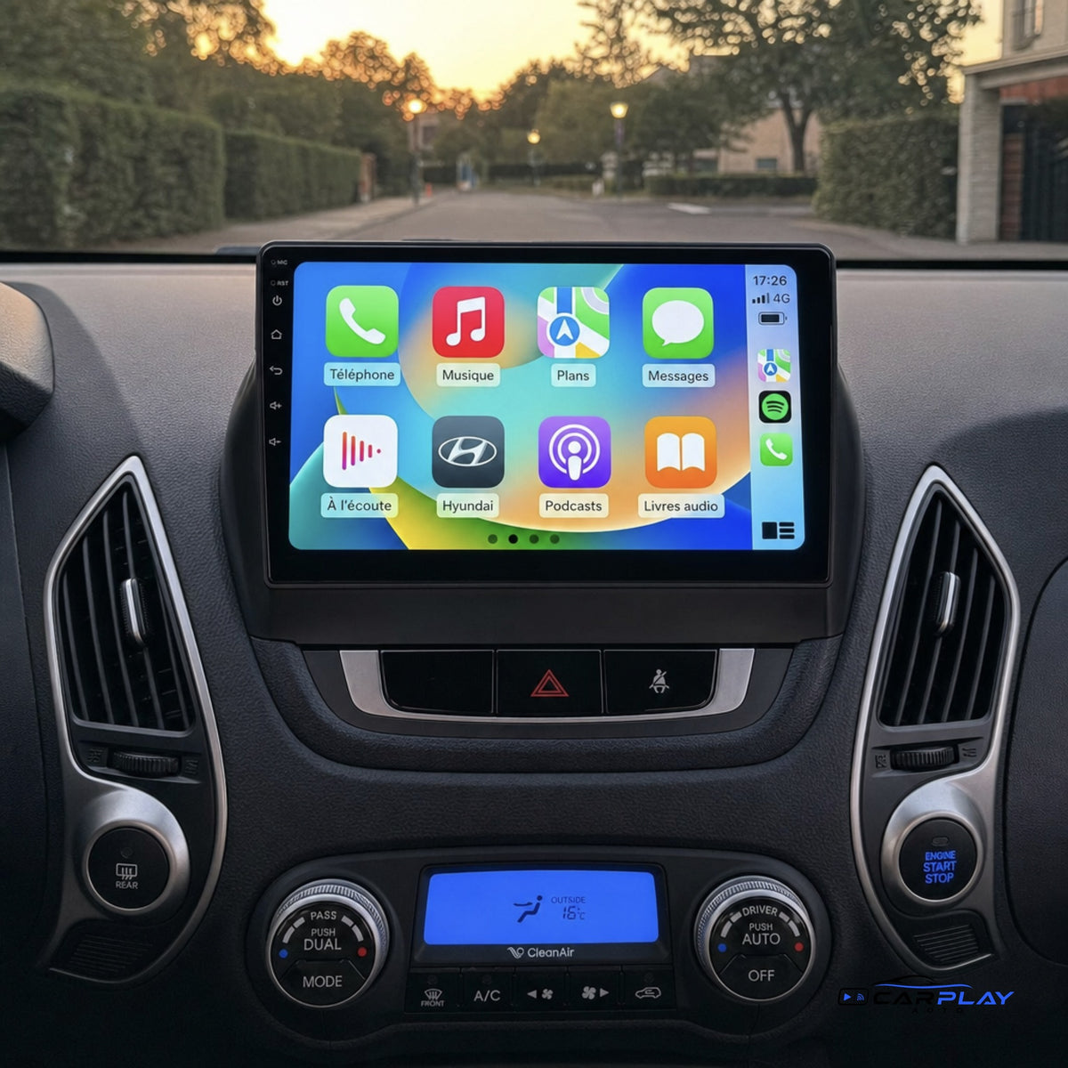 Écran CarPlay compatible avec Hyundai IX35 | TUCSON [2009-2015] - Type C