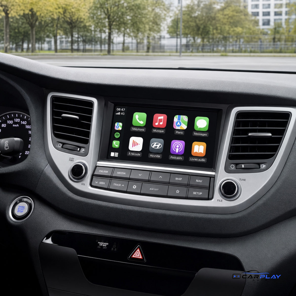 Écran CarPlay compatible avec Hyundai iX35 / Tucson [2015-2018] - Type B
