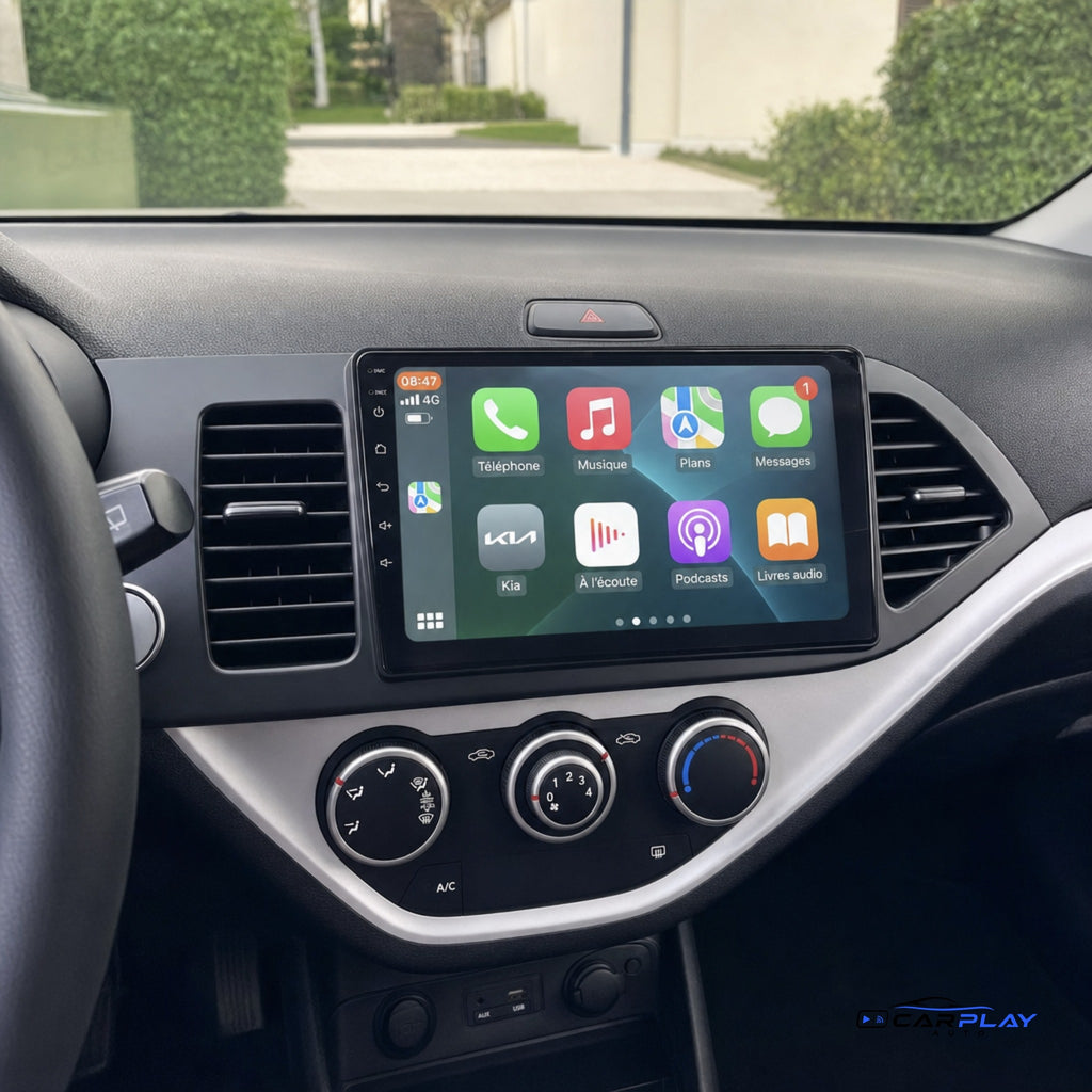 Écran CarPlay compatible avec Kia Picanto [2011-2016]