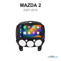 Écran CarPlay compatible avec Mazda 2 [2007-2014]