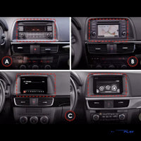 Écran CarPlay compatible avec Mazda CX-5 [2012-2015] - Type B (GPS d'origine, boutons latéraux)