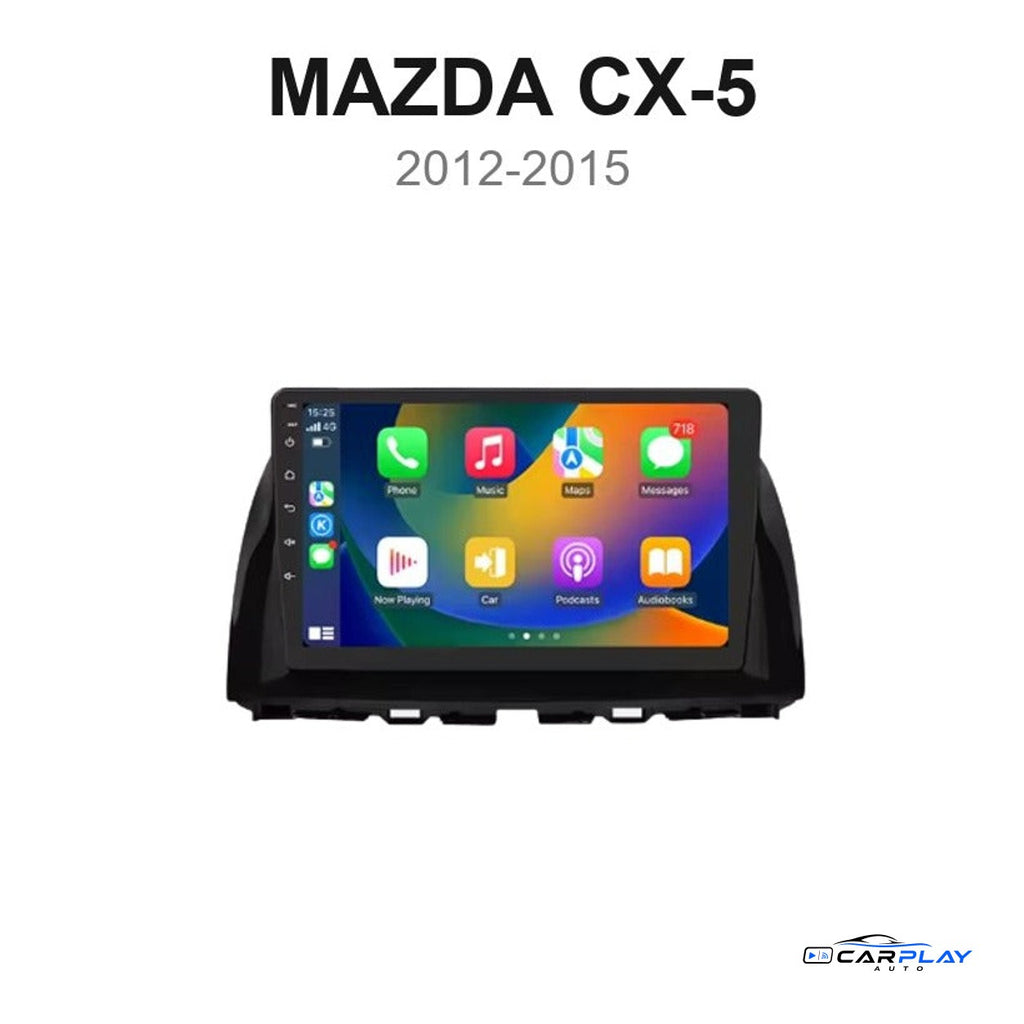 Écran CarPlay compatible avec Mazda CX-5 [2012-2015] - Type C (avec GPS d'origine, sans boutons latéraux)