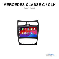 Écran CarPlay compatible avec Mercedes Classe C / CLK [2000-2005] - Noir - Type C