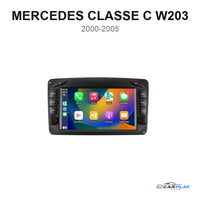 Écran CarPlay compatible avec Mercedes Classe C W203 [2000-2005] Style d'origine