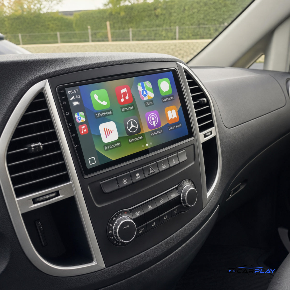 Écran CarPlay compatible avec Mercedes Vito W447 [2014-2020]