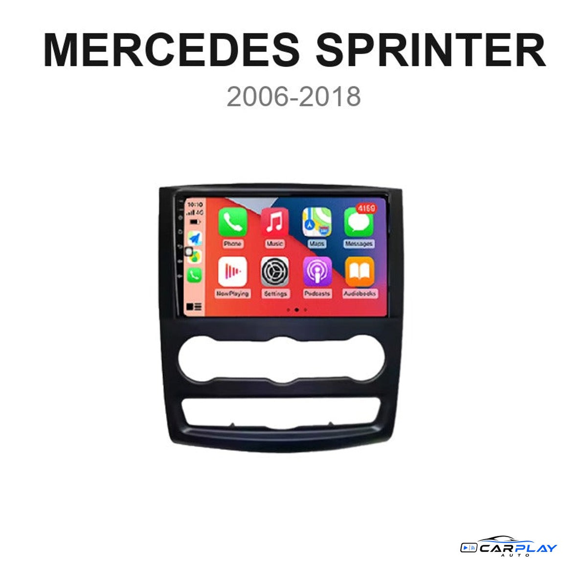Écran CarPlay compatible avec Mercedes W906 Sprinter [2006-2018]