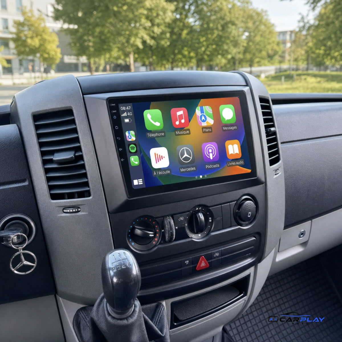 Écran CarPlay compatible avec Mercedes W906 Sprinter [2006-2018]