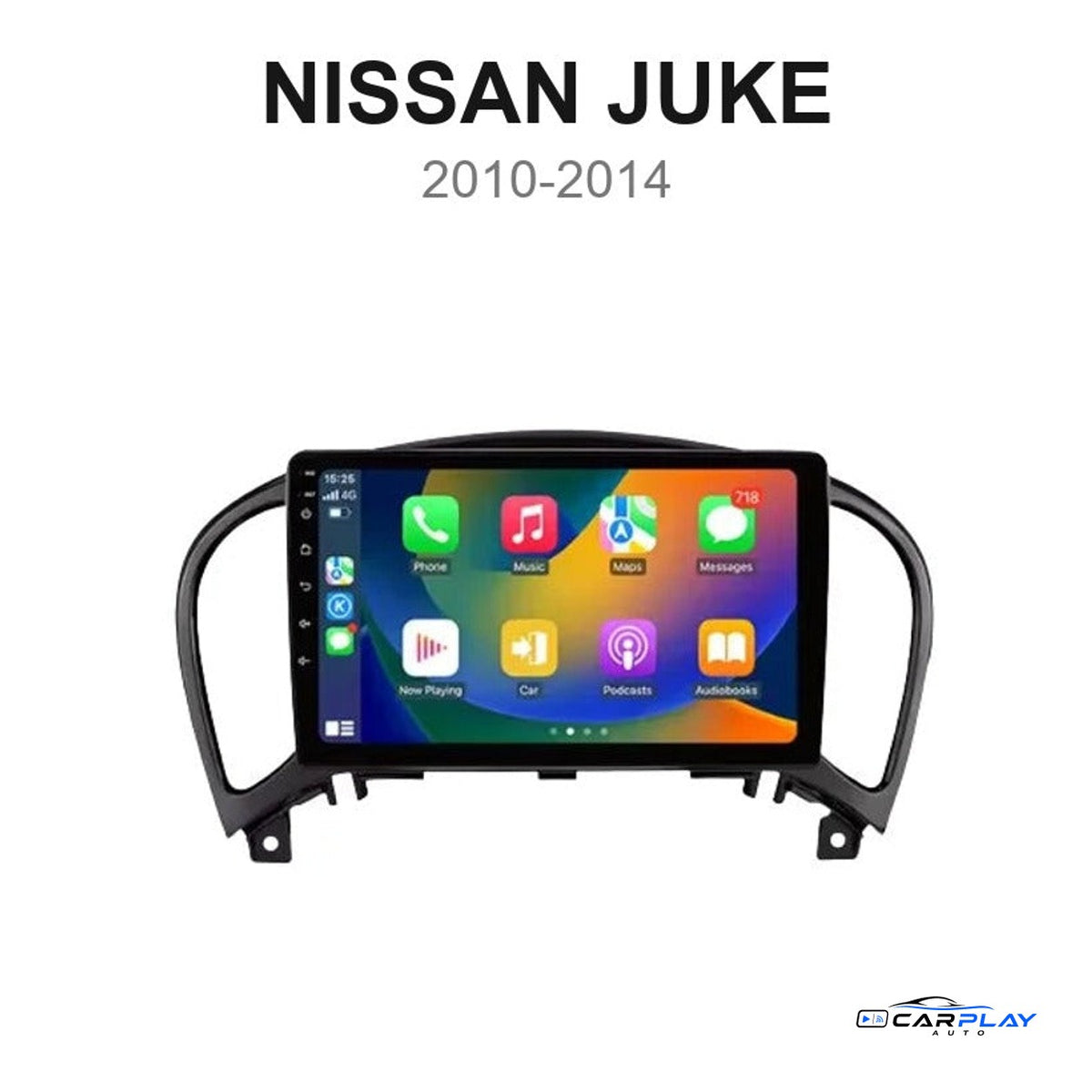Écran CarPlay compatible avec Nissan Juke [2010-2014] - Avec GPS d'origine