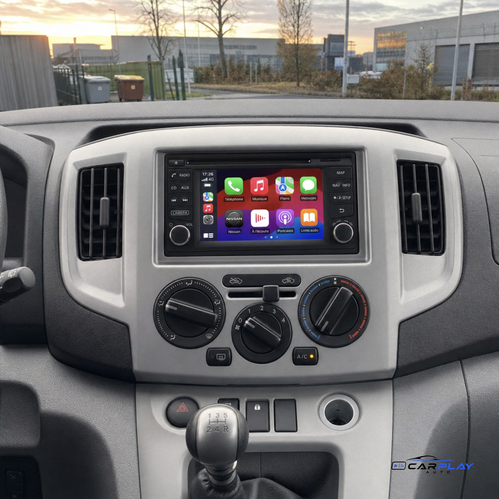 Écran CarPlay compatible avec Nissan NV200 [2009-2016] - Noir