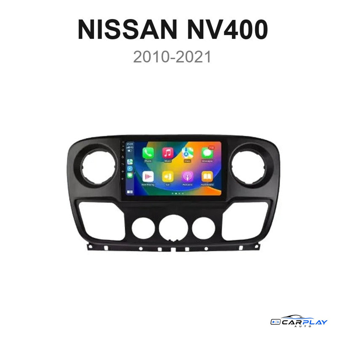 Écran CarPlay compatible avec Nissan NV400 [2010-2021]