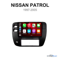 Écran CarPlay compatible avec Nissan Patrol [1997-2005]