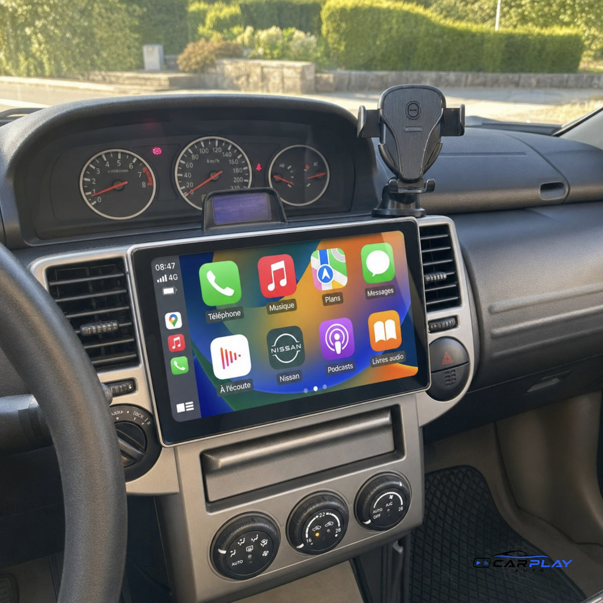 Écran CarPlay compatible avec Nissan X-Trail [2003-2007]