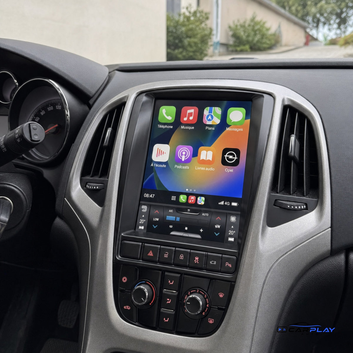 Écran CarPlay compatible avec Opel Astra J [2009-2019]