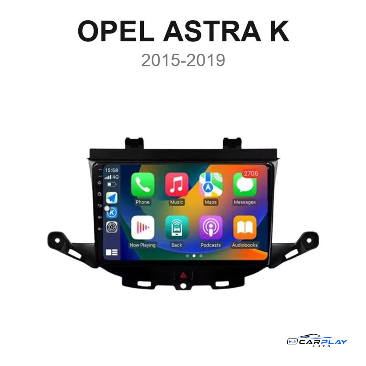 Écran CarPlay compatible avec Opel Astra K [2015-2019]
