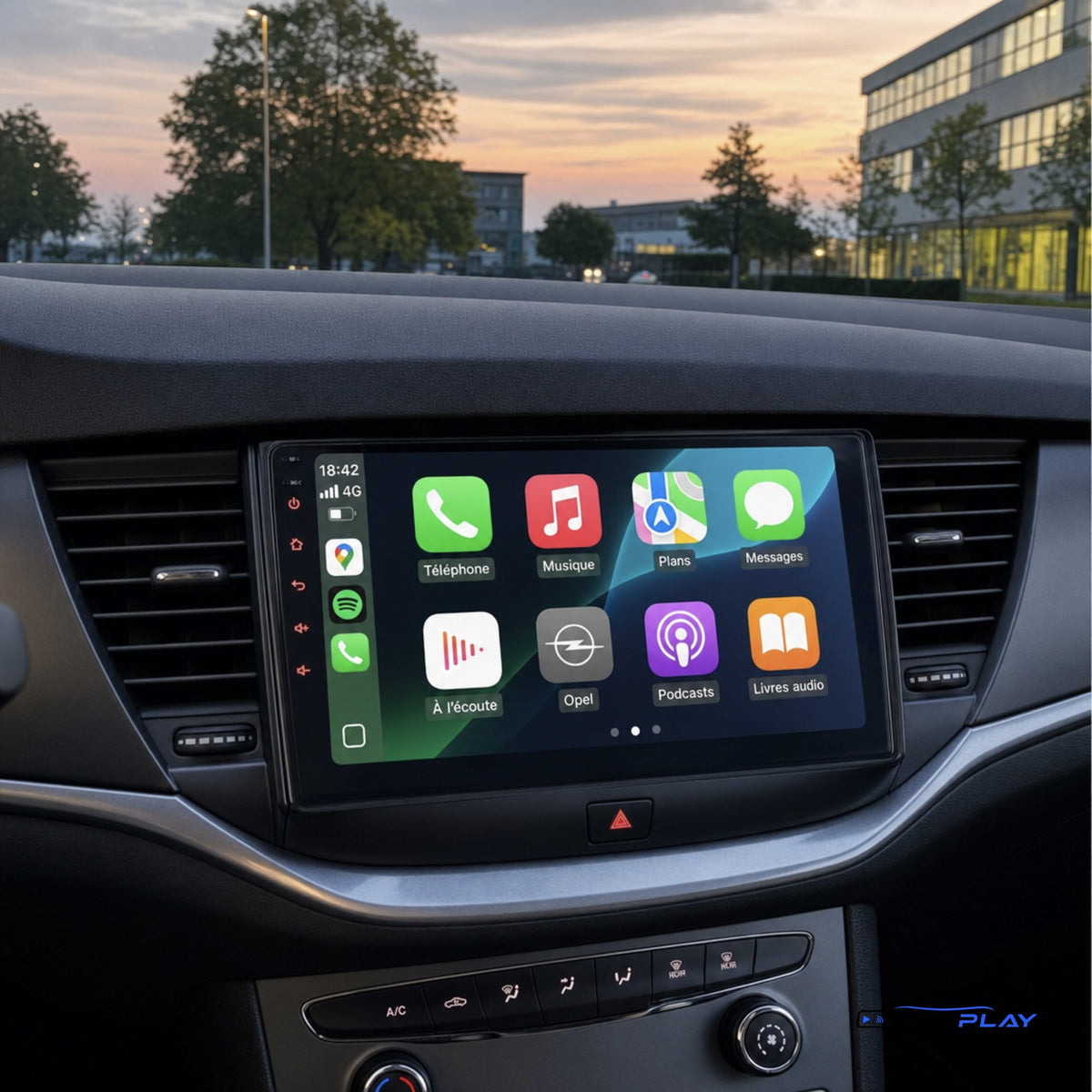 Écran CarPlay compatible avec Opel Astra K [2015-2019]