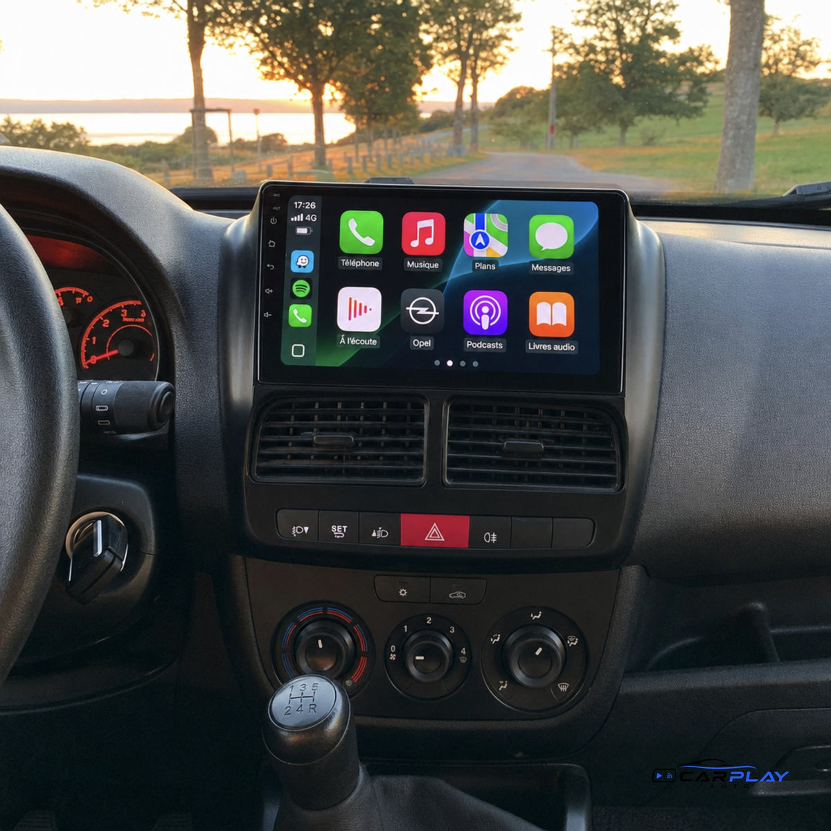 Écran CarPlay compatible avec Opel COMBO [2010-2015]