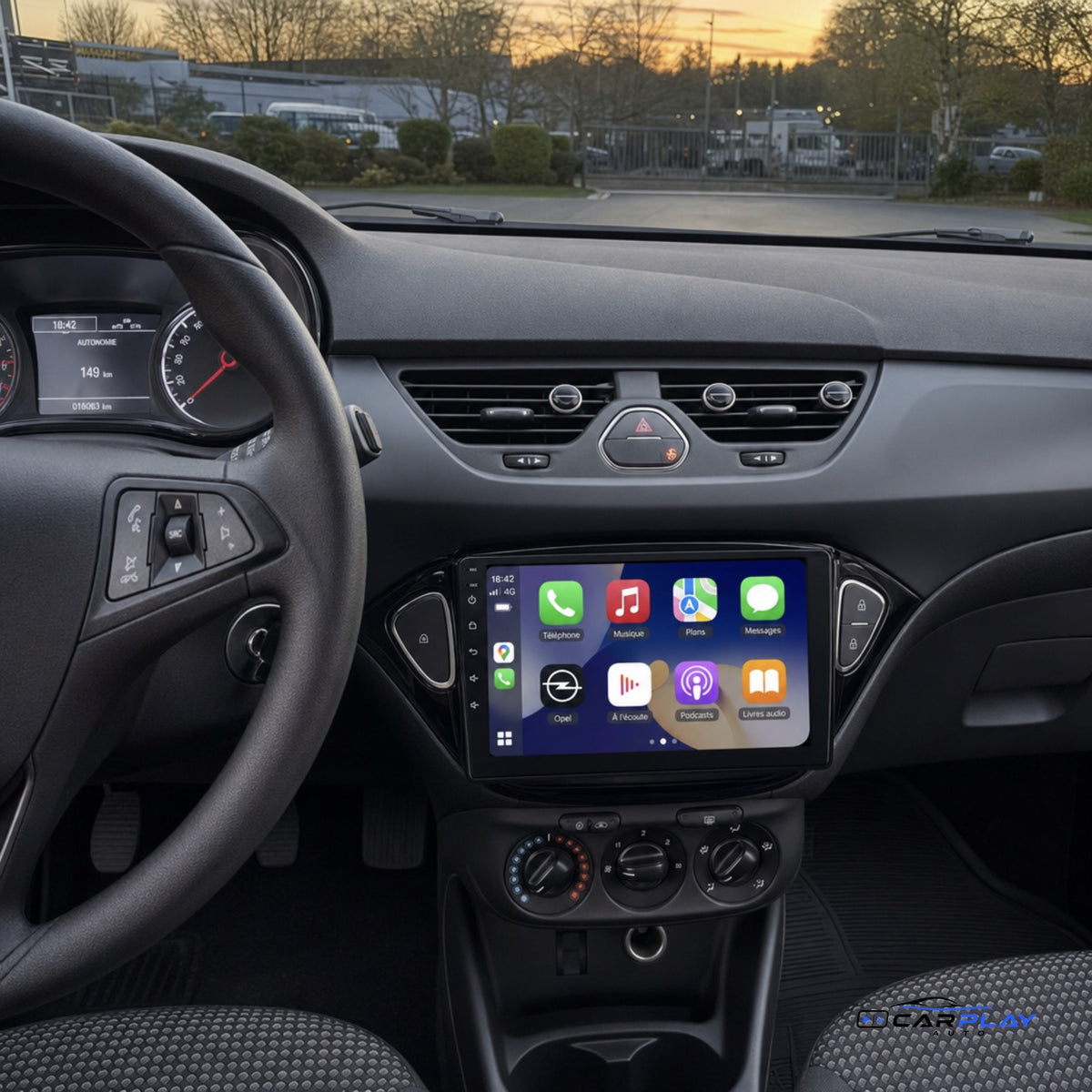 Écran CarPlay compatible avec Opel Corsa E [2015-2019]
