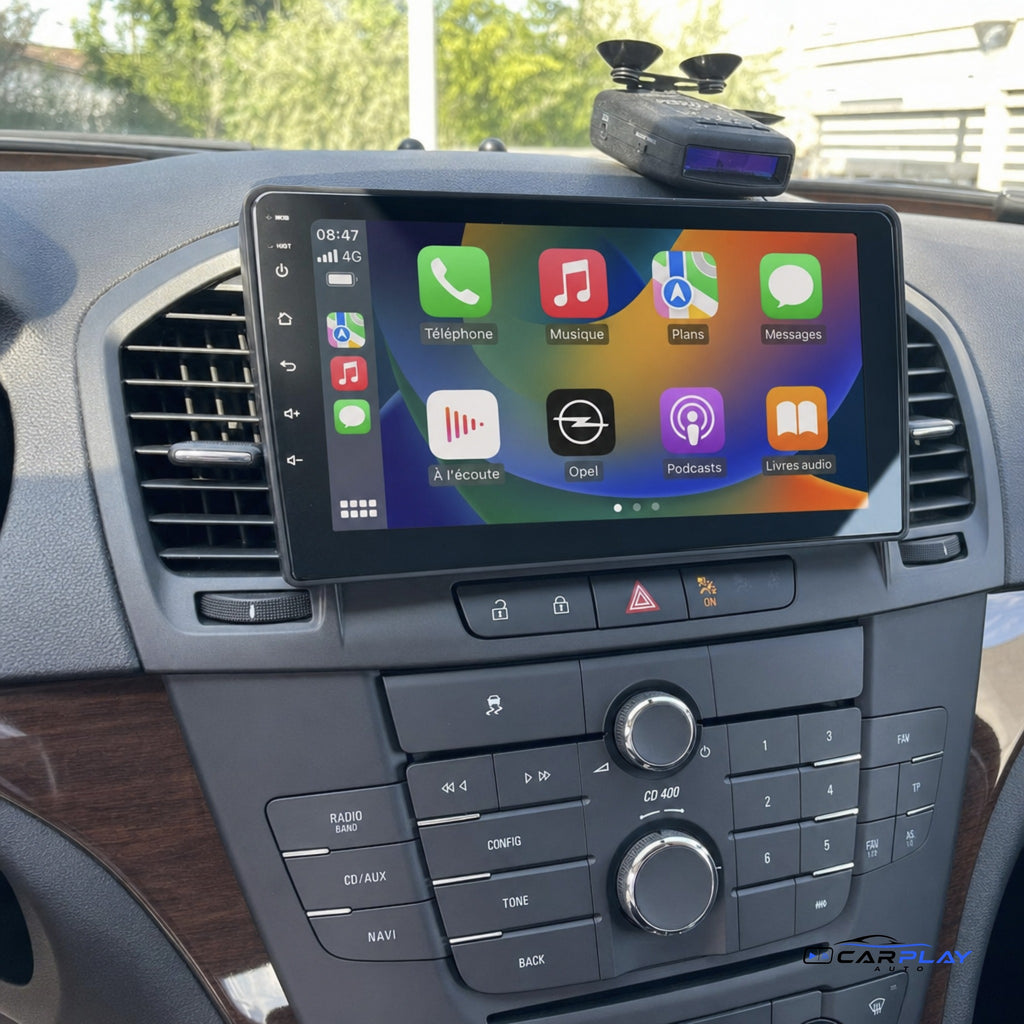 Écran CarPlay compatible avec Opel Insignia [2008-2013]