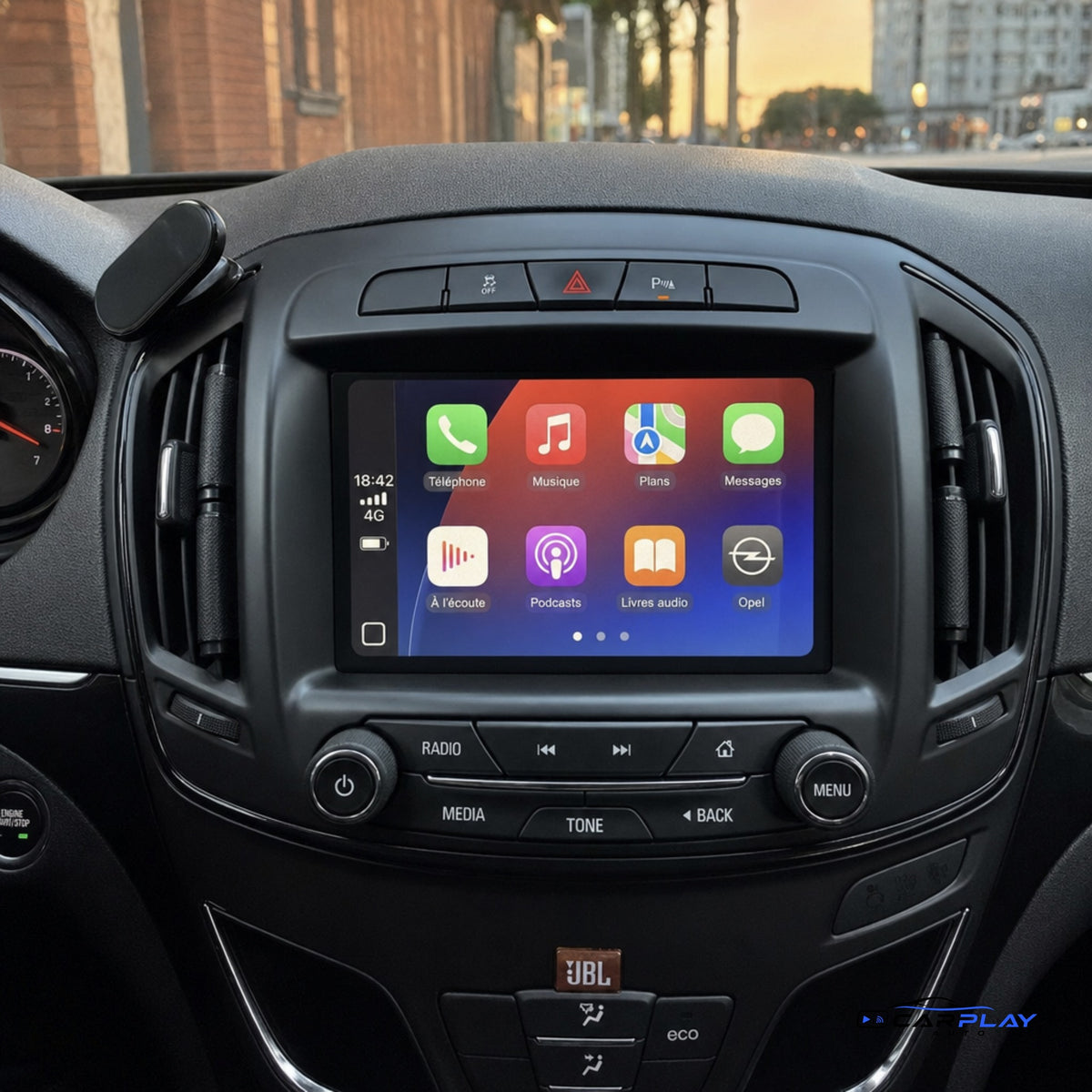 Écran CarPlay compatible avec Opel Insignia [2014-2017]
