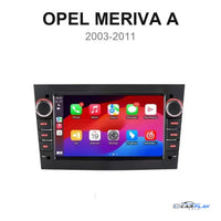 Écran CarPlay compatible avec Opel Meriva A [2003-2011]