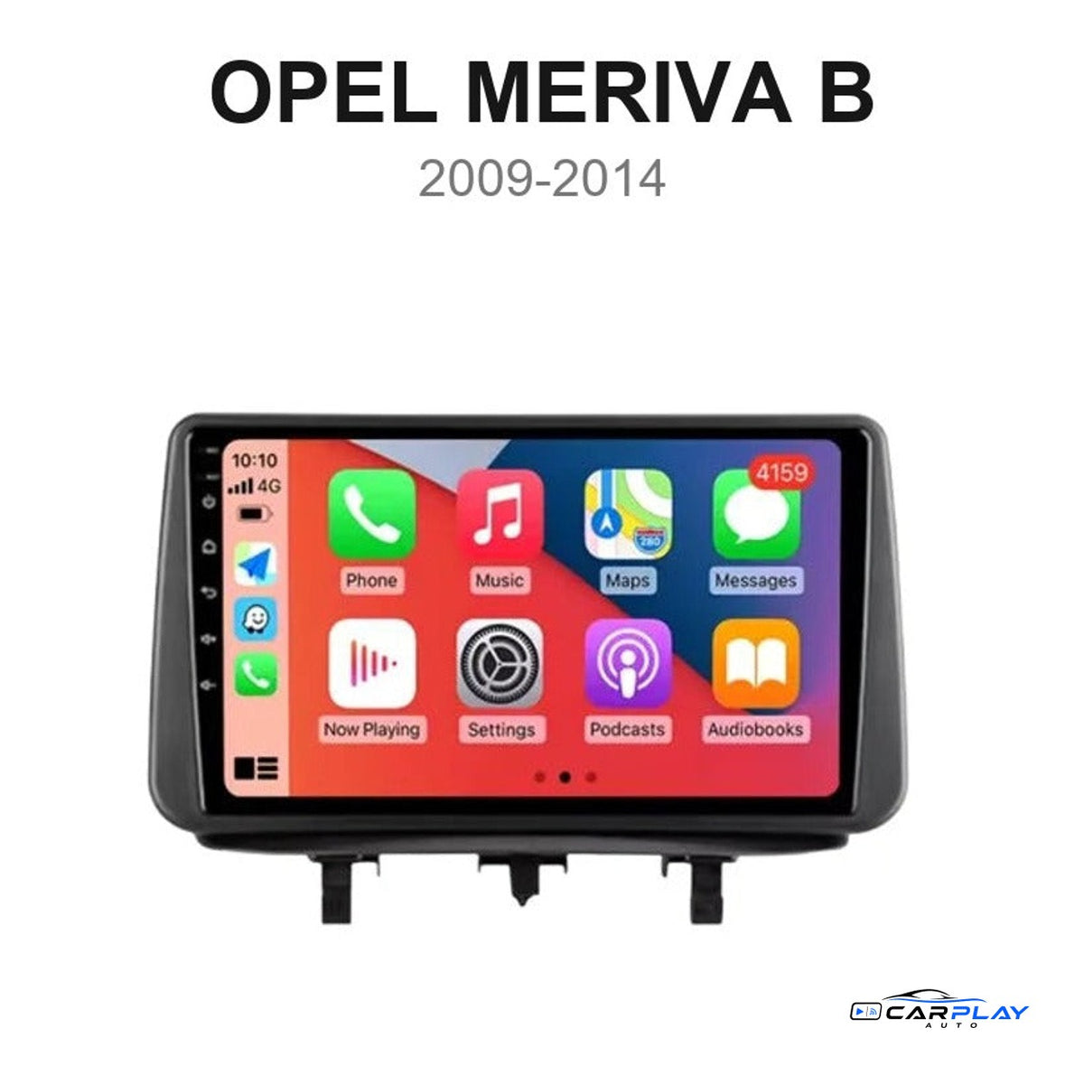 Écran CarPlay compatible avec Opel Meriva B [2009-2014]