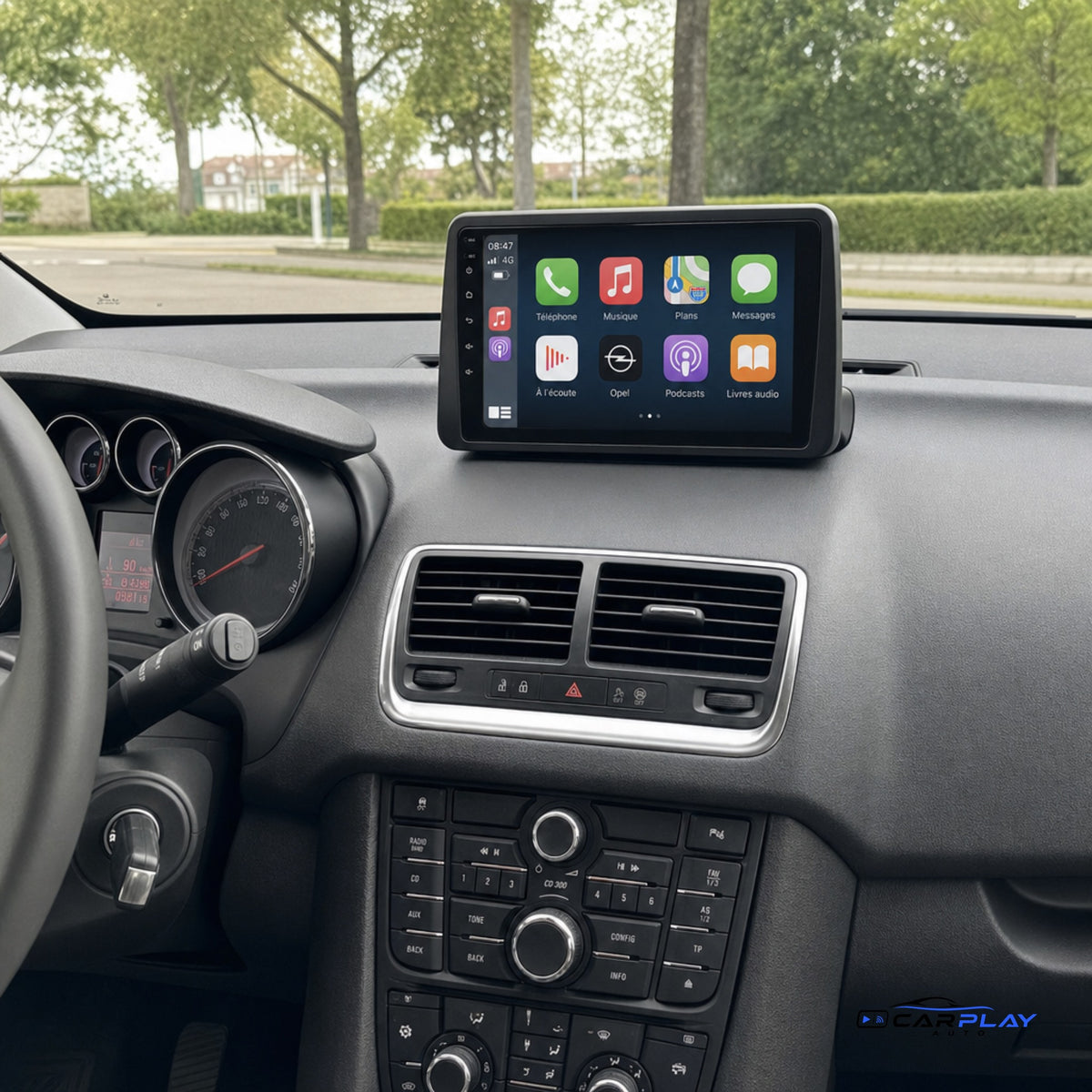 Écran CarPlay compatible avec Opel Meriva B [2009-2014]