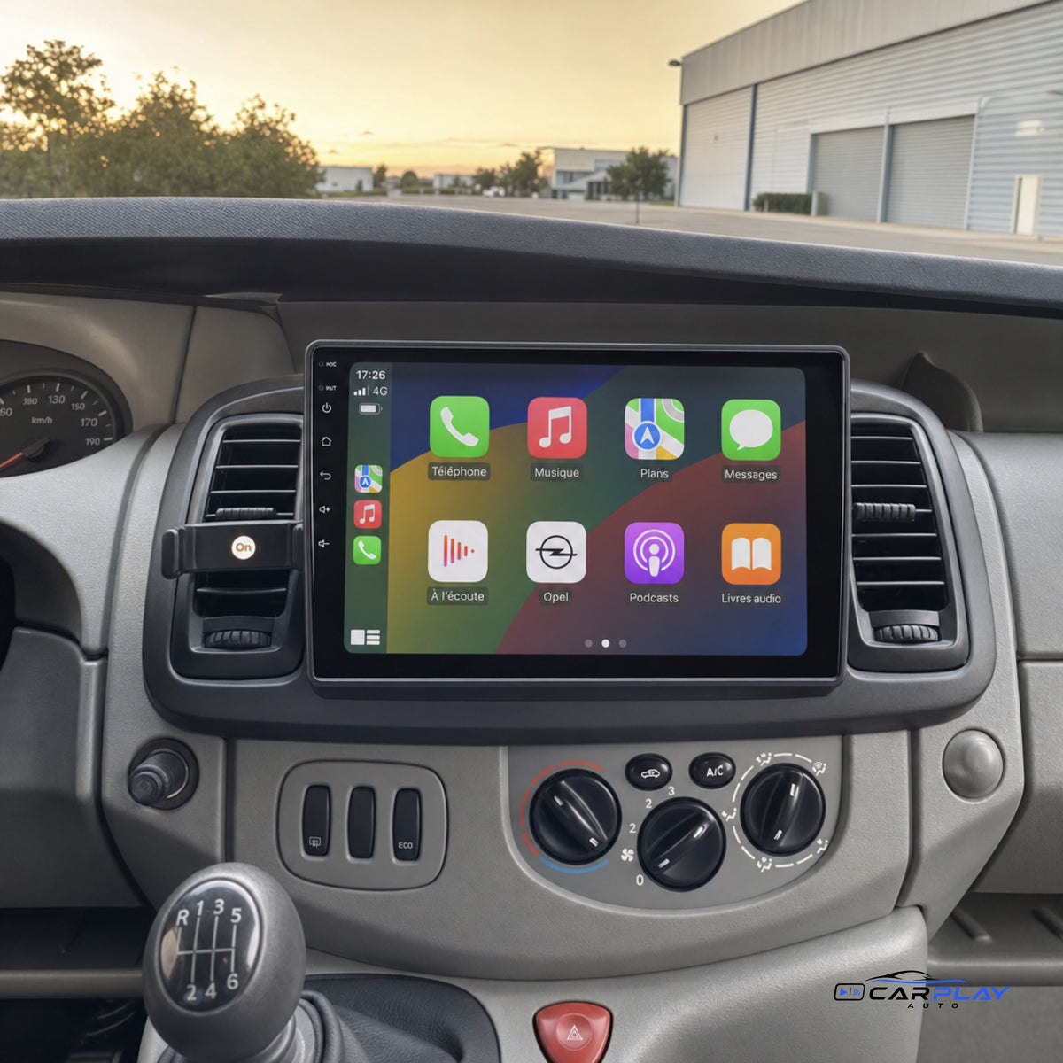 Écran CarPlay compatible avec Opel Vivaro [2006-2010] - GRAND ÉCRAN TACTILE