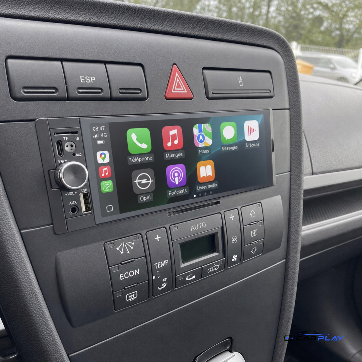 Écran CarPlay compatible avec Opel Zafira A [1995-2005]