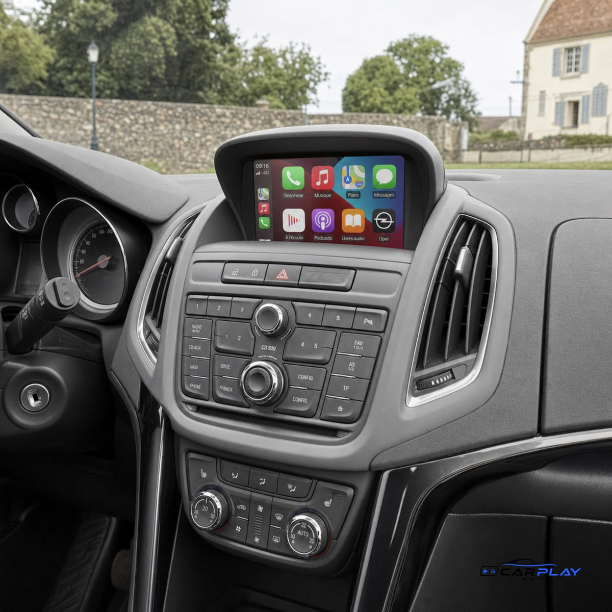 Écran CarPlay compatible avec Opel Zafira Tourer [2006-2014]