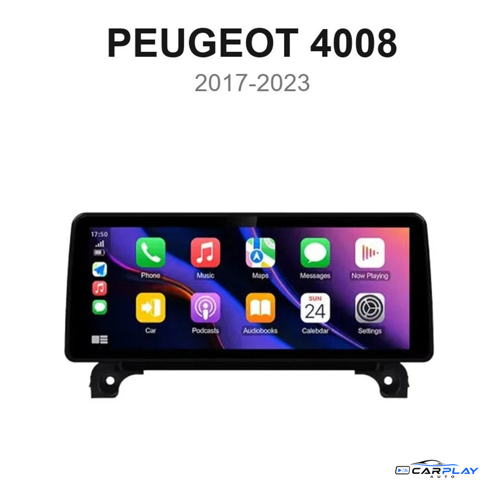 Écran CarPlay compatible avec Peugeot 4008 [2017-2023]