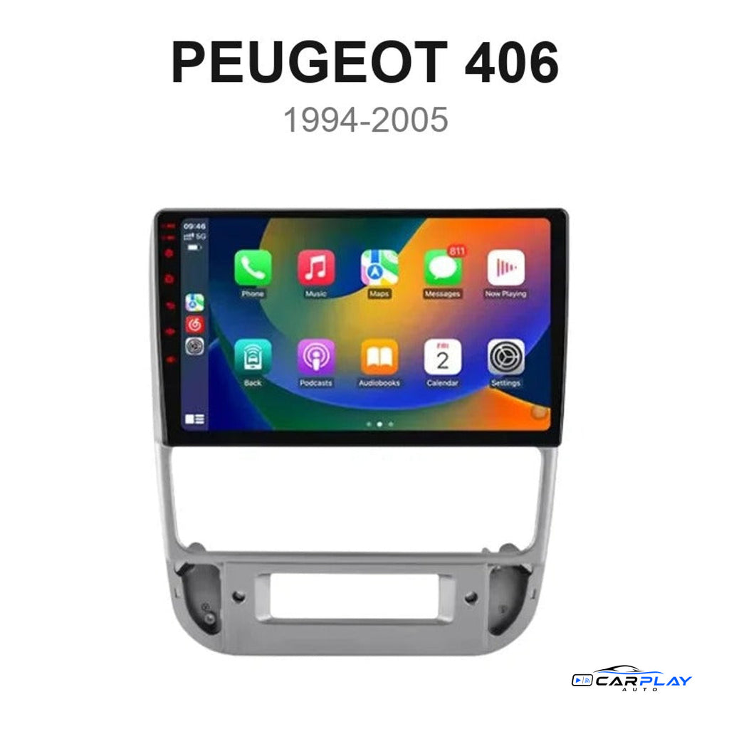 Écran CarPlay compatible avec Peugeot 406 [1994-2005]