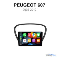 Écran CarPlay compatible avec Peugeot 607 [2002-2010]