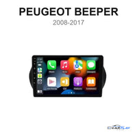 Écran CarPlay compatible avec Peugeot Bipper [2008-2017]