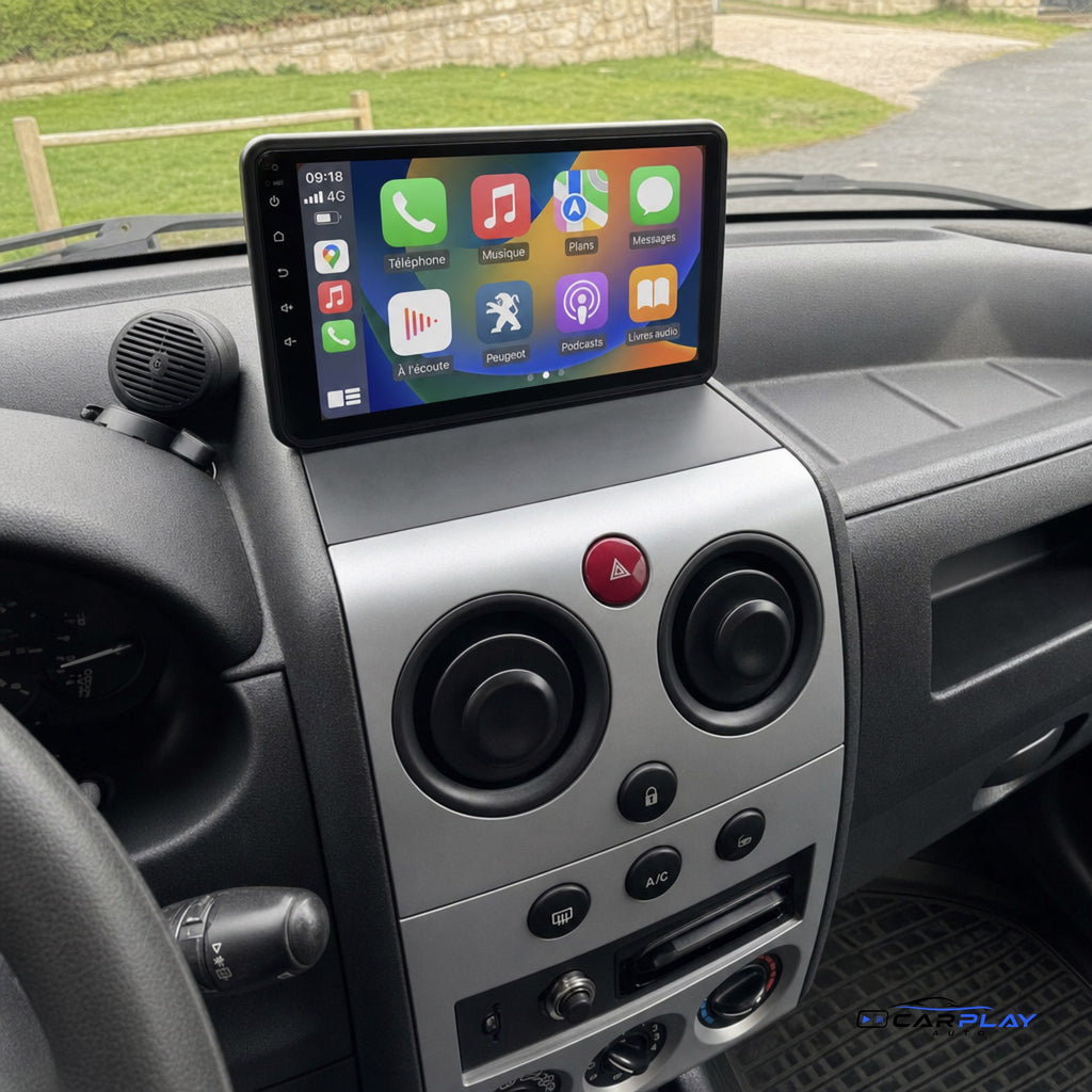 Écran CarPlay compatible avec Peugeot Expert [2002-2008]